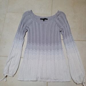 White House Black Market Gray Ombre Sweater